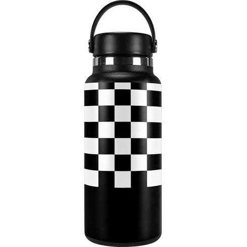 Checkerboard Split Hydro Flask 32oz Wide Mouth Skin